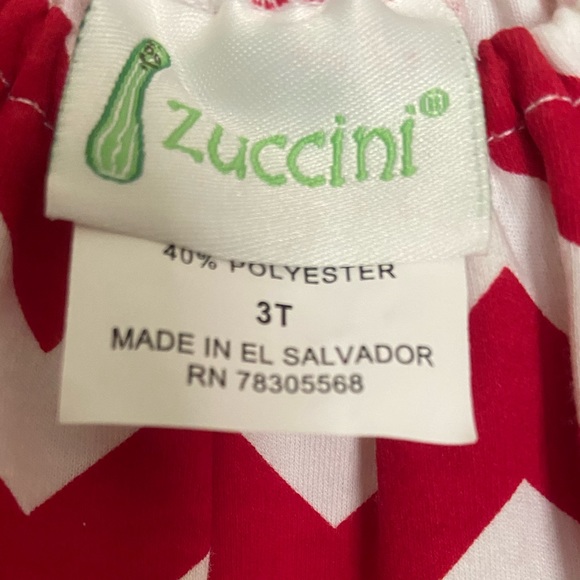 ZUCCINI Adorable Cheer Dress With Appliqué Megaphone & Fringed Pom-Poms Sz 3T - Picture 4 of 4